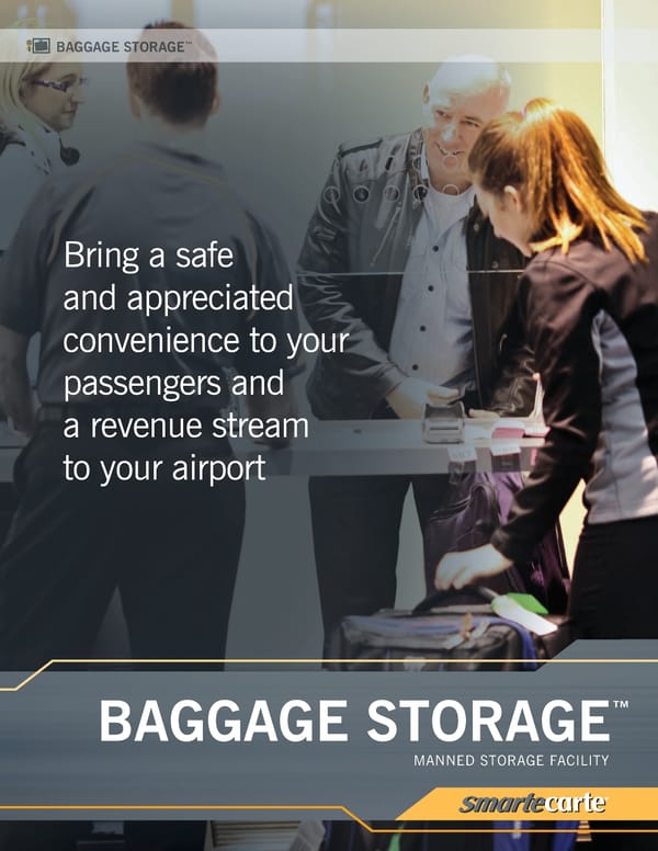 Baggage Storage Brochure - Page 1