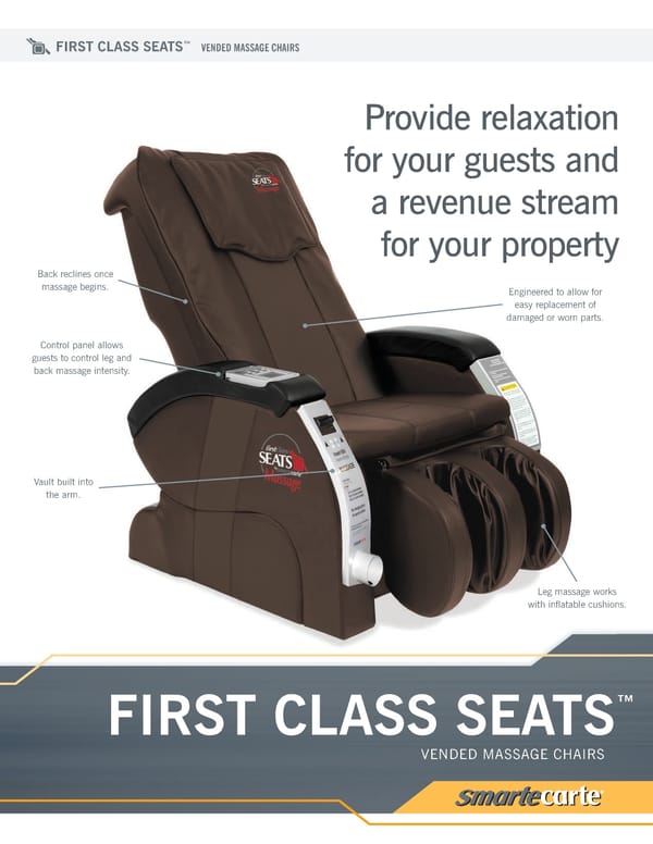 First Class Seats Brochure - Page 1